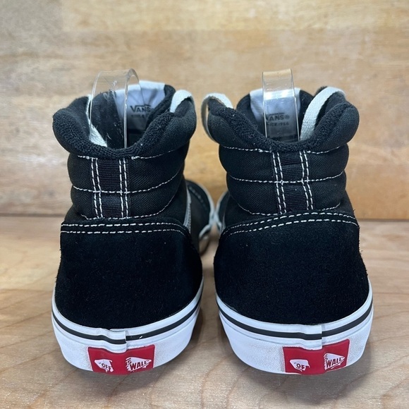 Vans Old Skool High Womens Size 8.5 (7Y) Shoes Sneakers Black White - Picture 4 of 8